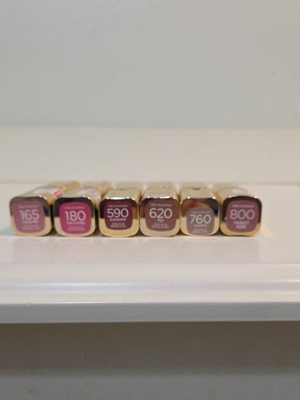 L'oreal Set Of 6 Shades. #165, 180, 590, 620, 760, 800